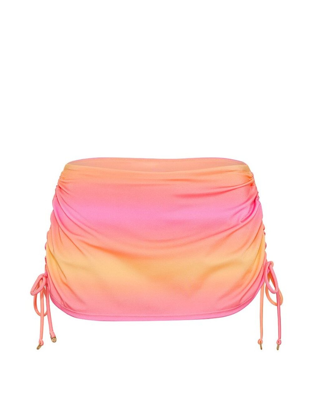Victoria's Secret Ruched Swim Skirt size Large Ombre Pink NWT
